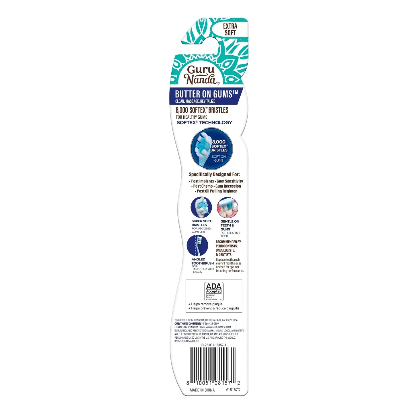 Butter on Gums Toothbrush (1 Pack)