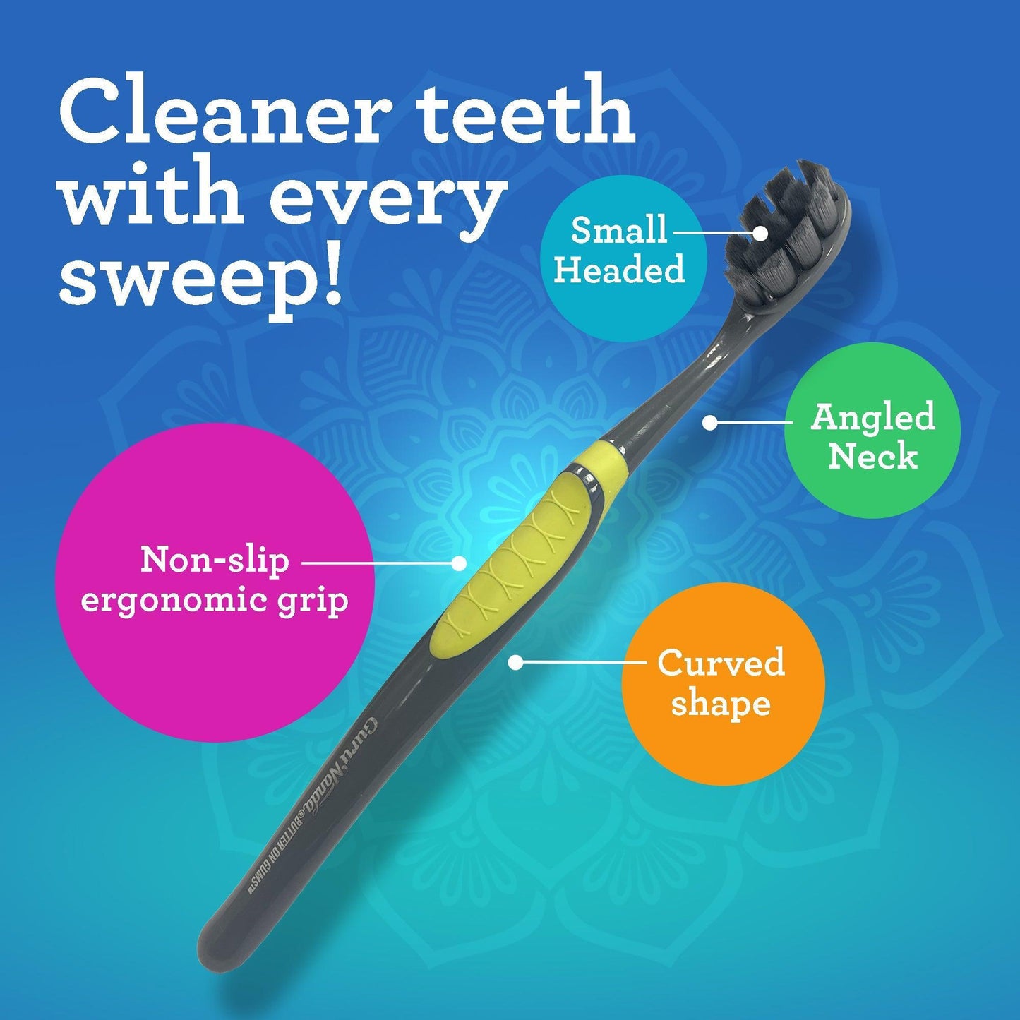 Butter on Gums Charcoal Toothbrush (6-Count)