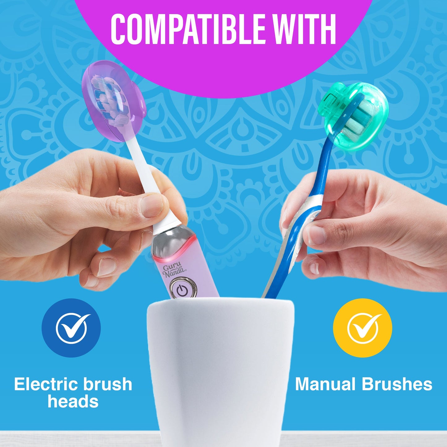 Brush Pod Toothbrush Protector - 4 Count (Colors may vary)