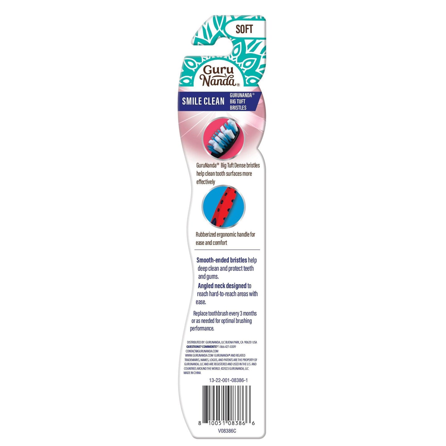 Smile Clean Big Tuft Bristles Toothbrush (1 Pack)